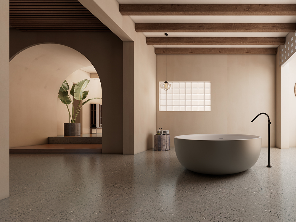 solid surface bathtub