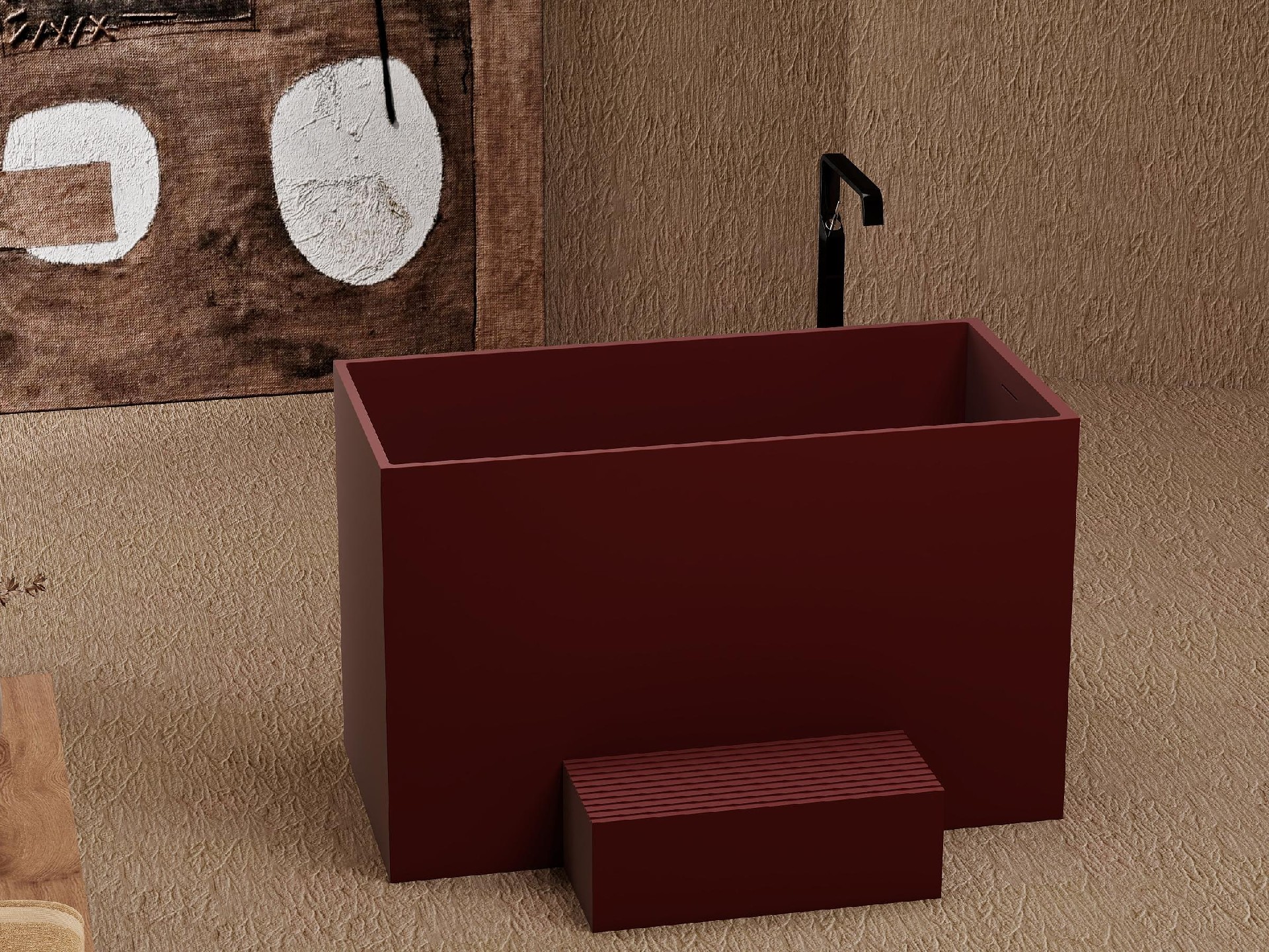 solid surface bathtub