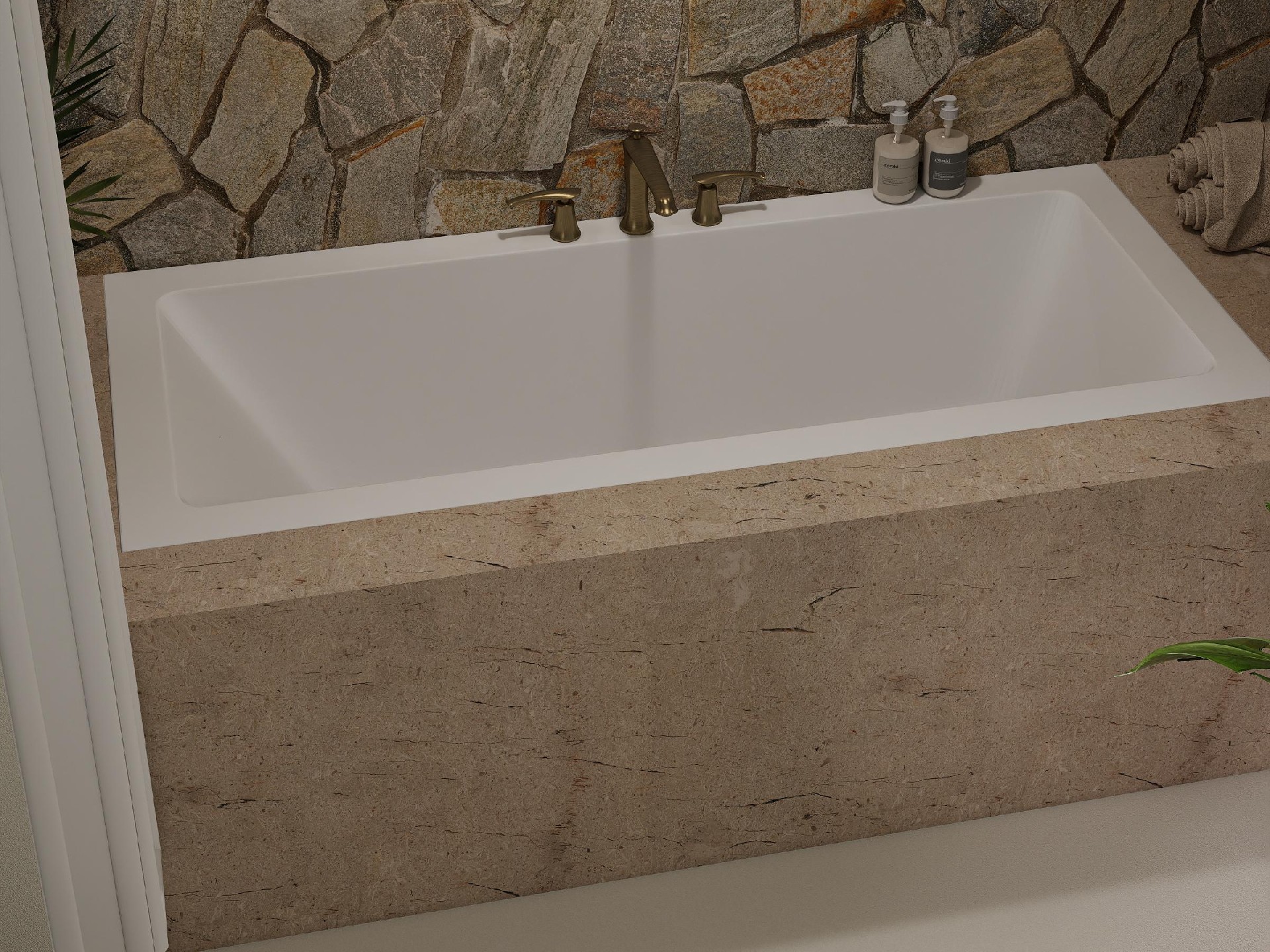 solid surface bathtub