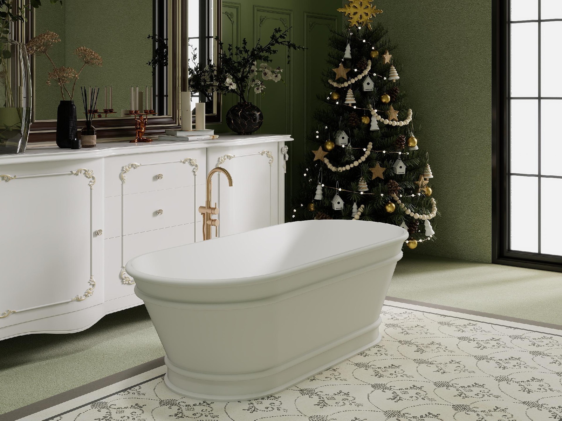 solid surface bathtub