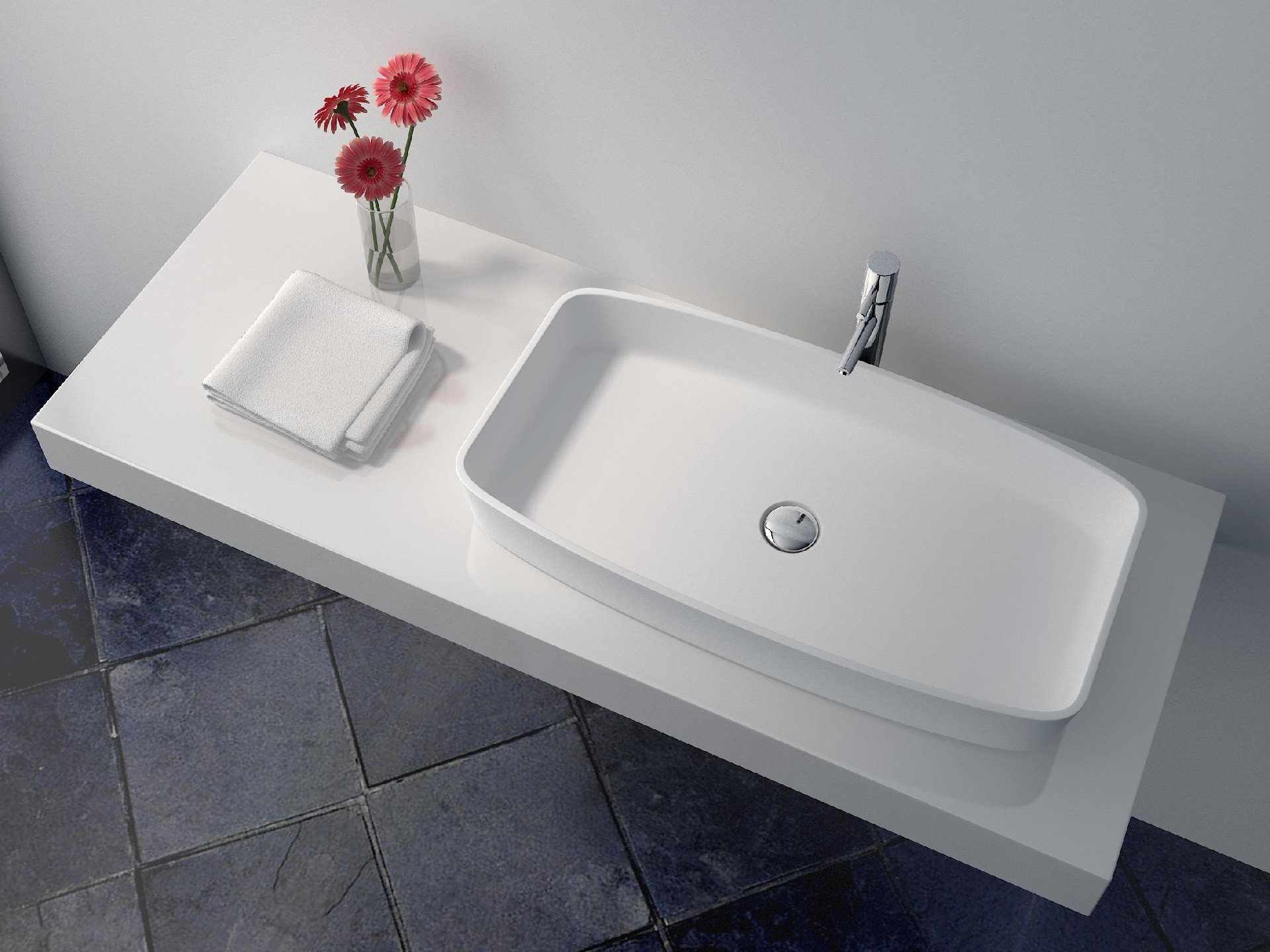 CB9001-solid surface-white