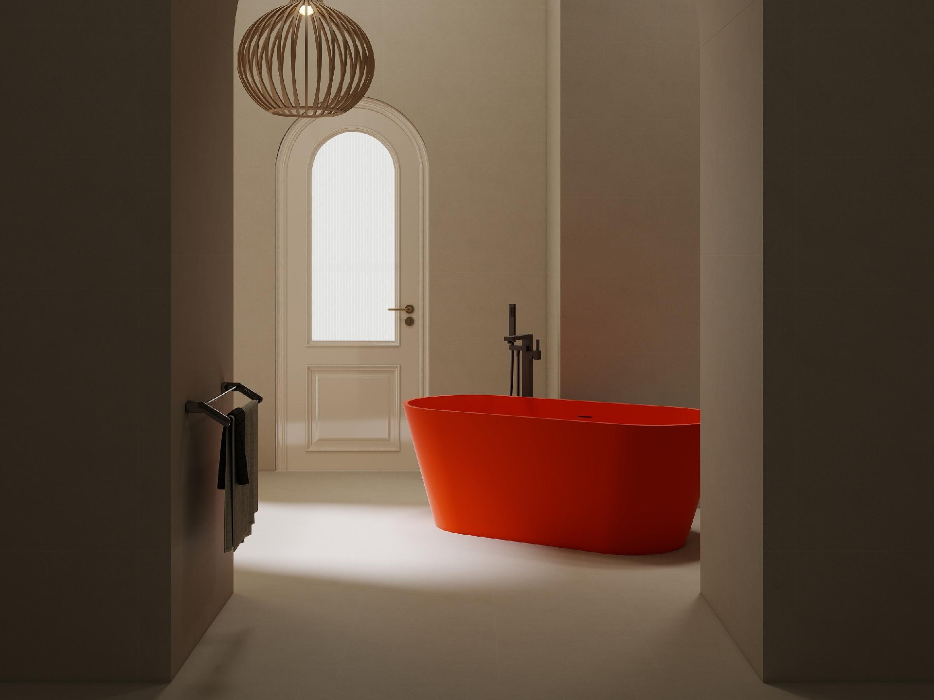 JZ8606-solid surface-hermes orange.jpg